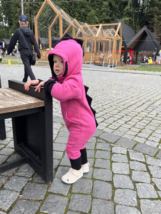 Ромпер на флісі для дівчинки 68р