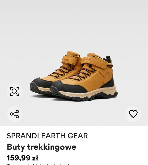 Buty zimowe trzewiki Sprandi nowe 34