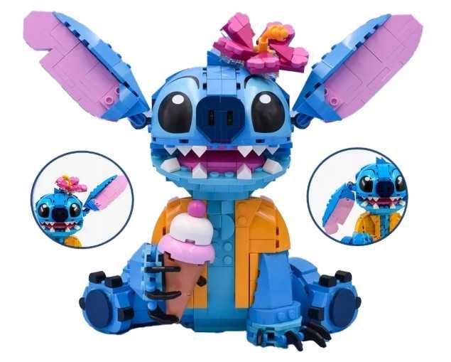 KLOCKI WZÓR LEGO LILO & STITCH 744 elementów dziecko hit pudełko