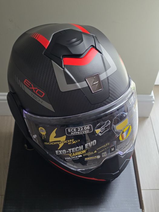 Мотошлем Scorpion exo-tech evo carbon cosy