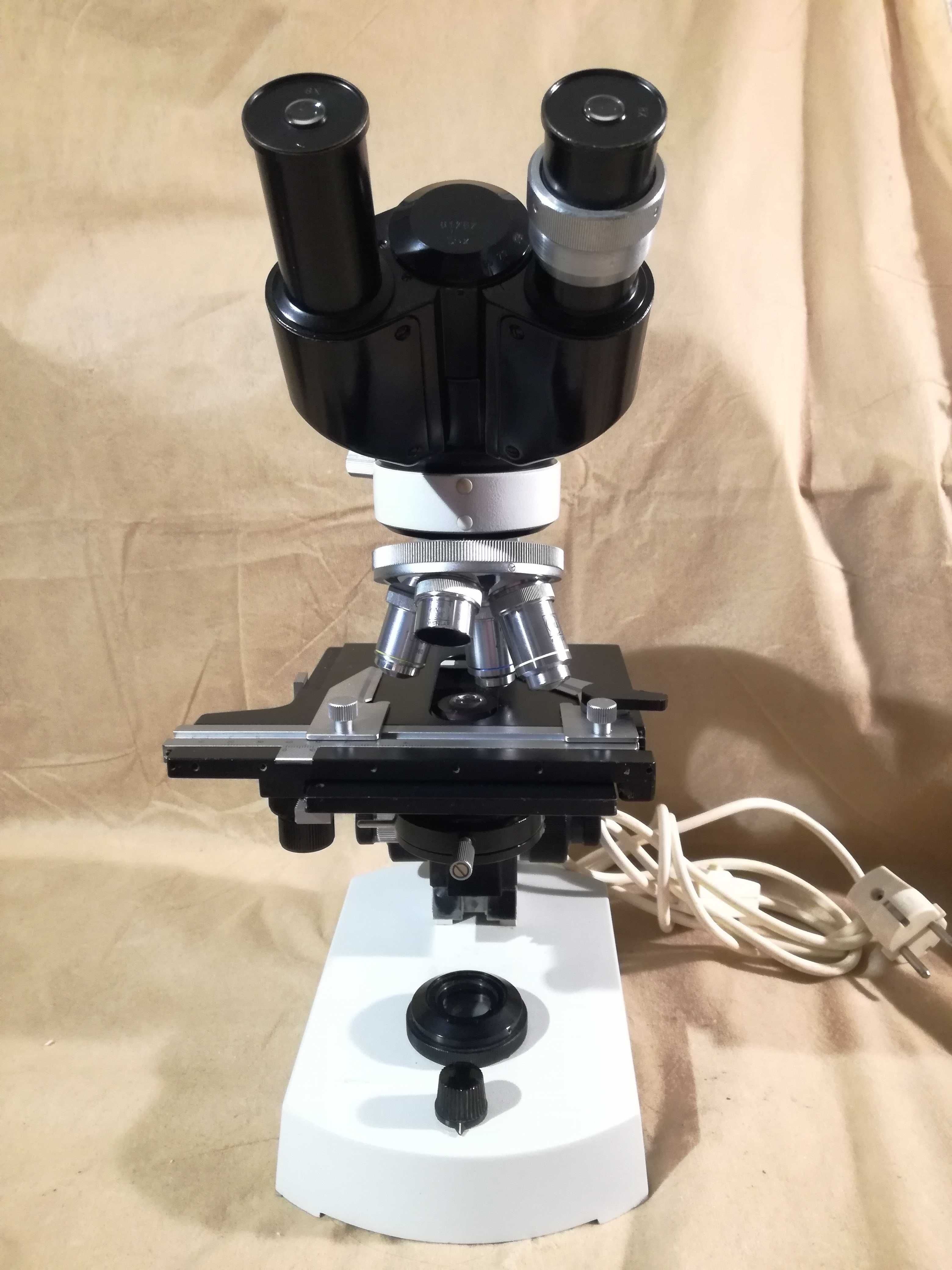 Mikroskop biologiczny CBS Beck Kassel 1000x Leica pzo Biolar