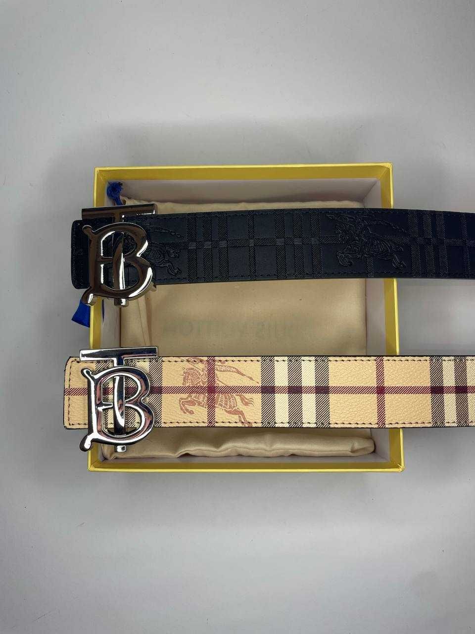 Ремінь Burberry | Ремень Барбери | Двохсторонній
