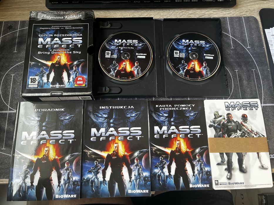 Kolekcja Mass Effect 1 Rozszerzona, 2, 3 Kolekcjonerska, Andromeda PL