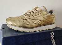 Buty Reebok Classic gold złote 41 27cm okazja damskie edition