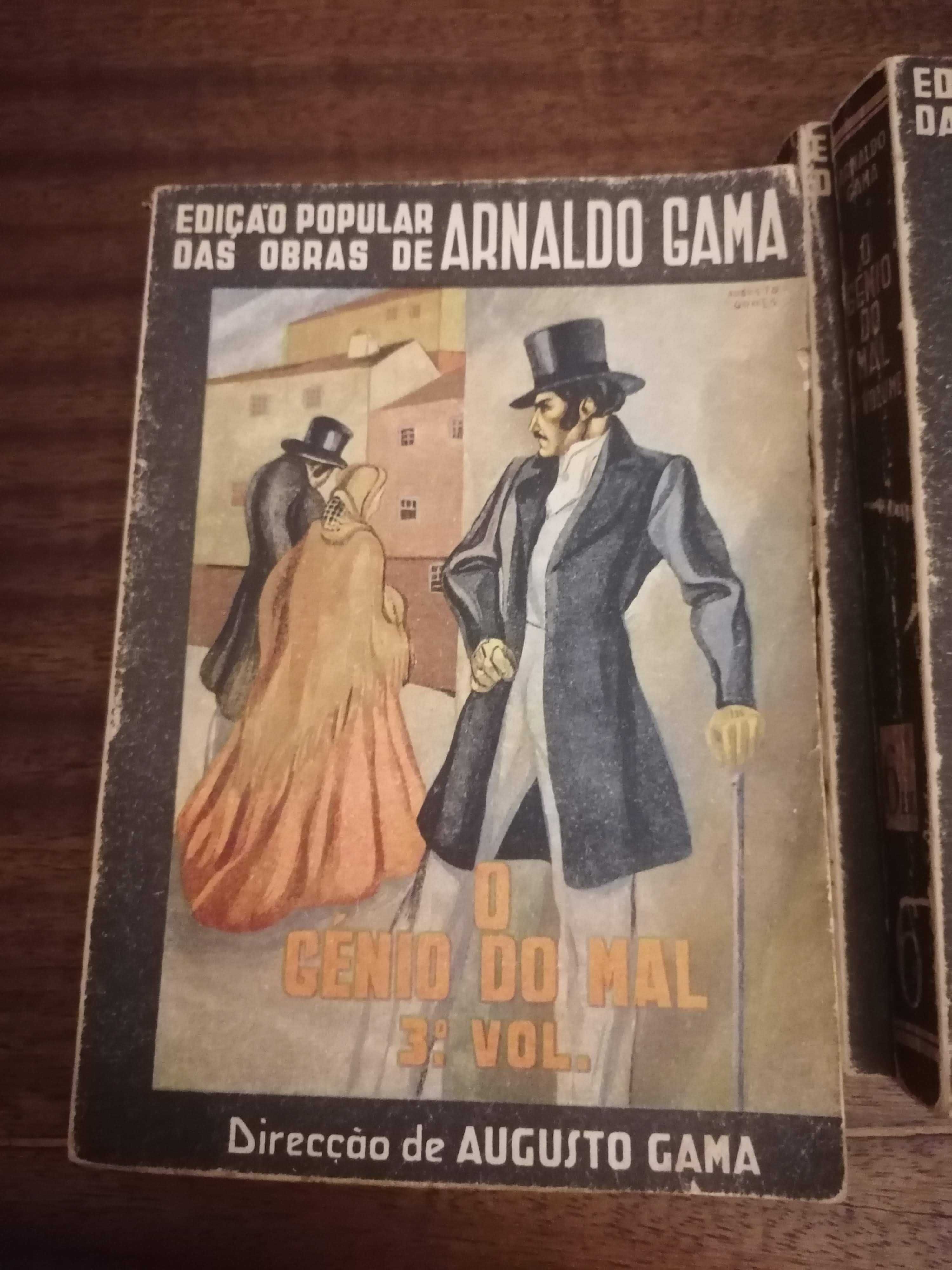 Livros “O Génio do Mal” de Arnaldo Gama