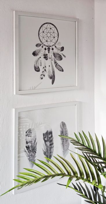 Plakaty, obrazy w ramach za szkłem - komplet