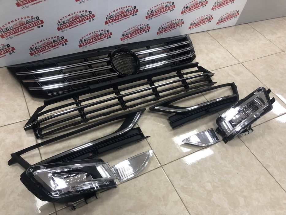 Решетка ПТФ отражатель VW Passat B7 USA