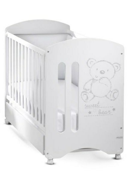Vendo cama de grades Sweet Bear com colchão viscoelástico - Micuna