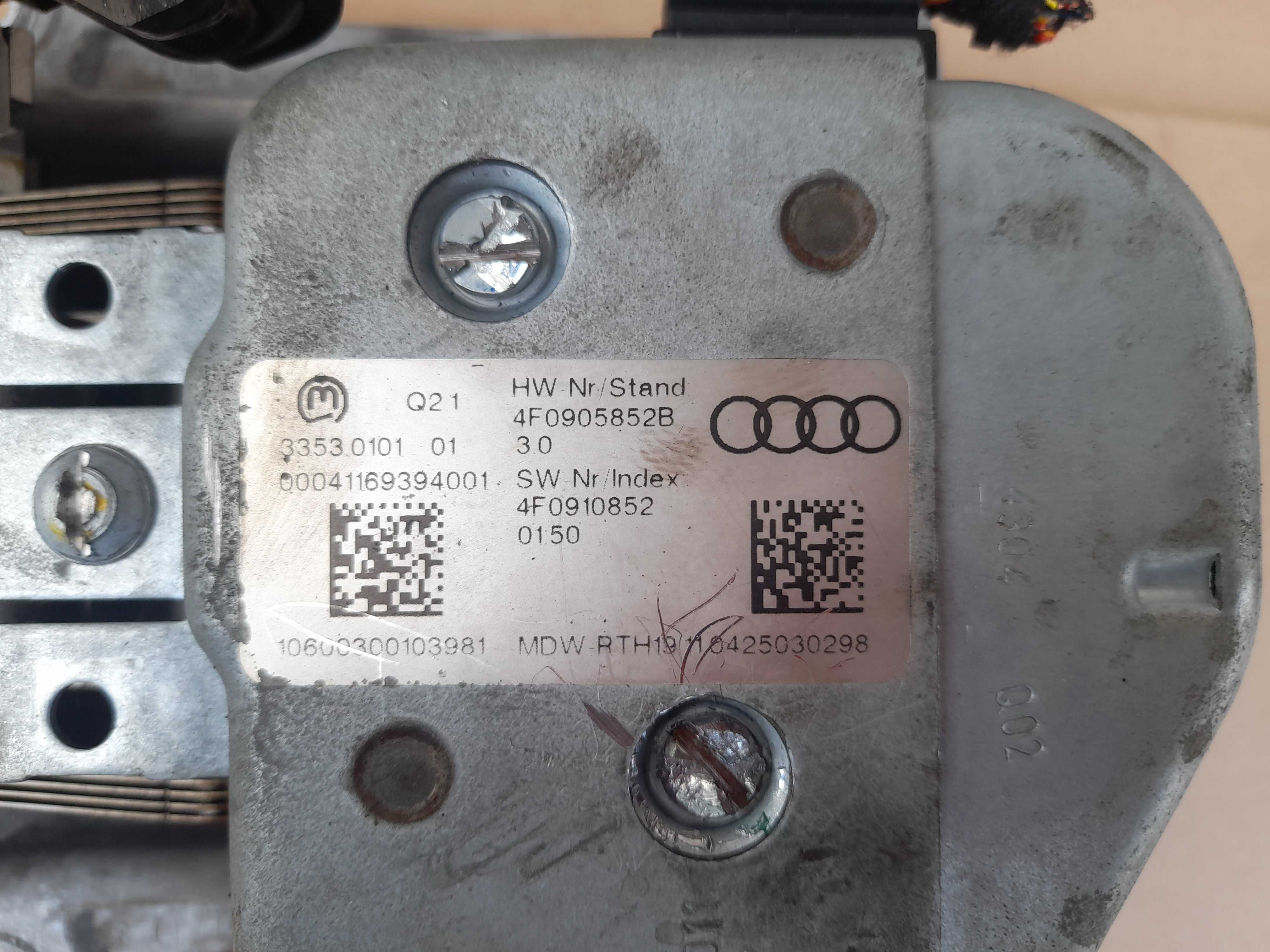 Kolumna kierownicza / Blokada Rygiel Audi a6 c6 4F0,905,852B Wysyłka