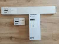Komplet łazienkowy Brogrund Ikea szczotka WC, drążek, uchwyt na papier