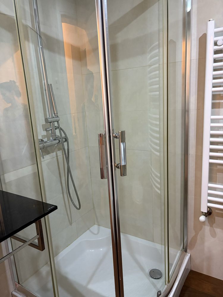 Cabine de duche em vidro 90x90