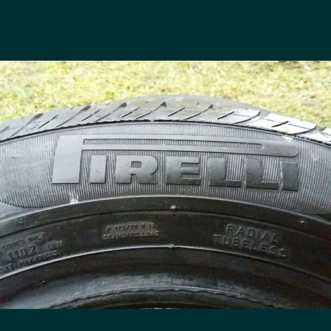 Dwie opony letnie 175/70/14 PIRELLI 2018 rok! 8 mm! WARTO! MONTAŻ!