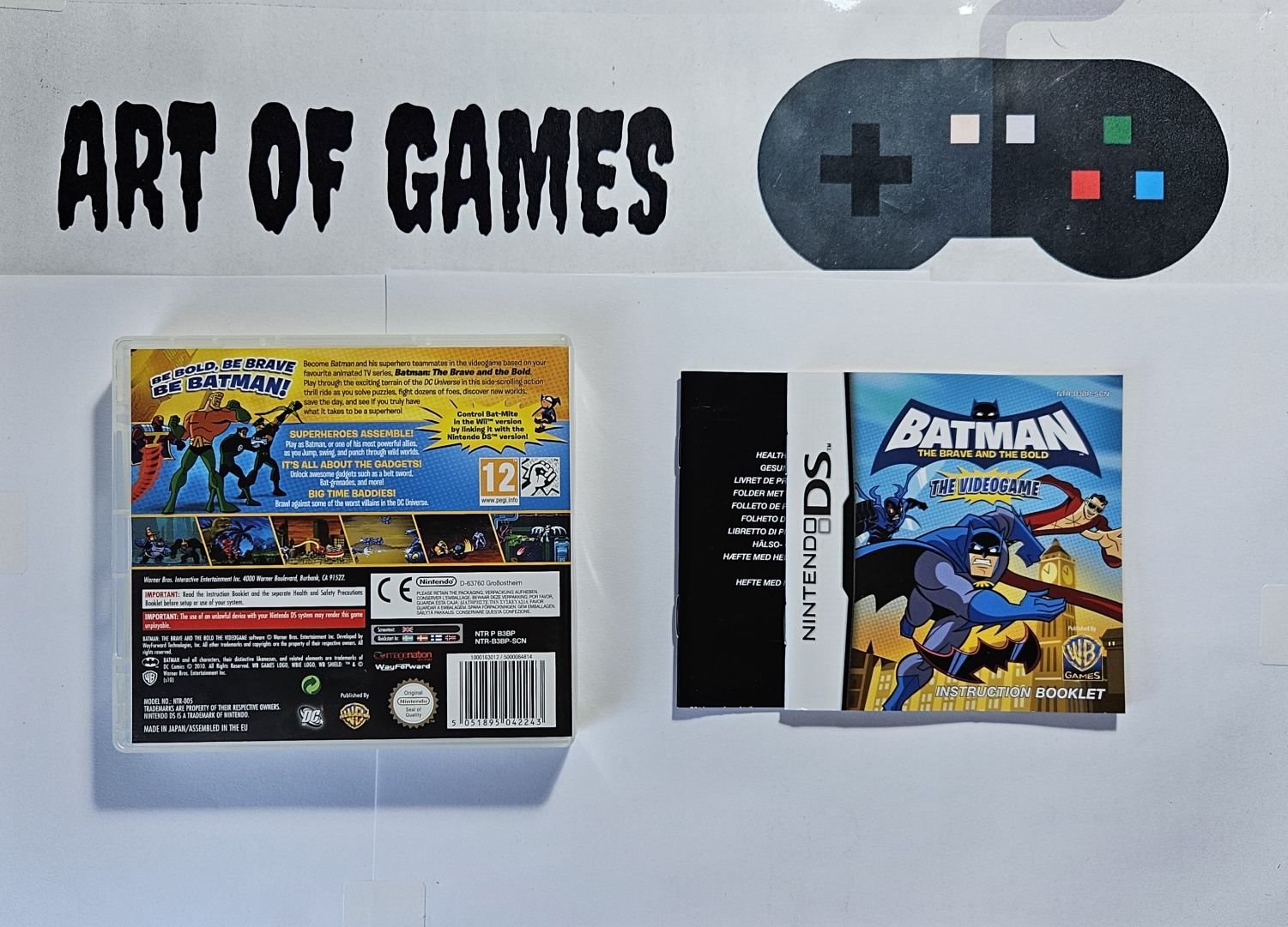 Batman The Brave and The Bold Nintendo DS 3DS Komplet 3xA Ideał