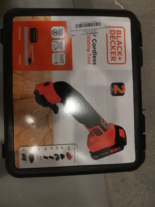 Narzędzie wielofunkcyjne BLACK&DECKER BDCOS18D1K