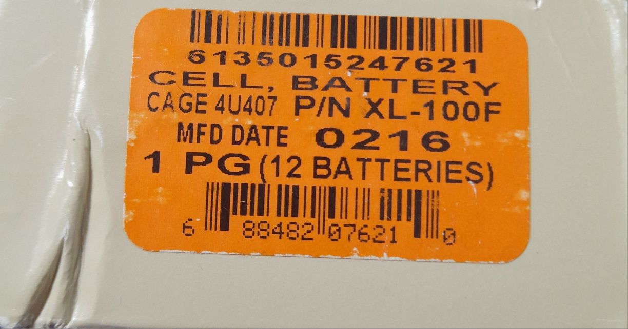 Baterie - Xeno - 3,6V / 3600 mAh; rozmiar	 A, 17500 ; LiSOCl2