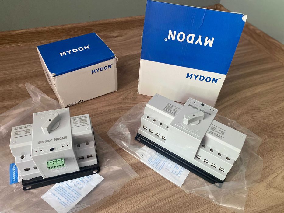 Автоматический переключатель питания (АВР) MYDON GDQ2-63/2P, 63А, 230В