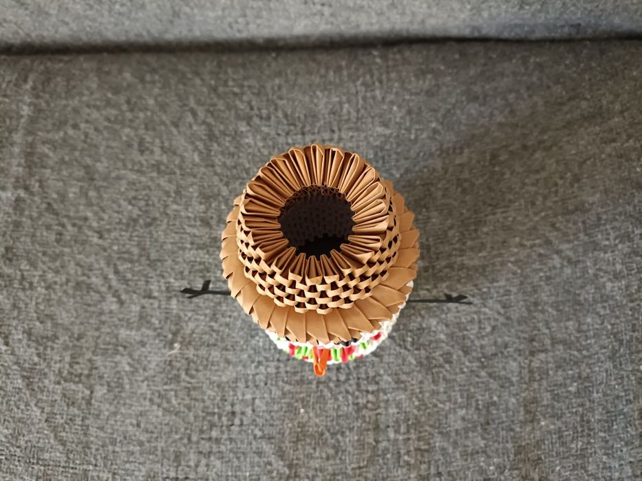 Duży Bałwan Origami Modułowe 3D