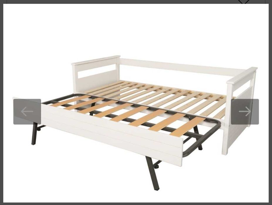 Cama 90x190cm com sommier DUPLEX