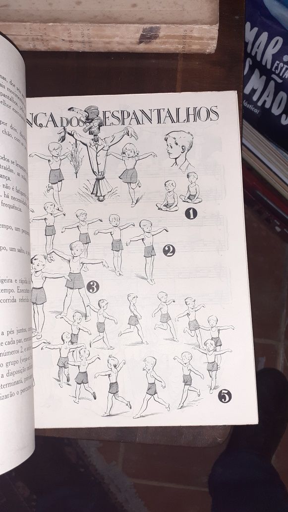 Danças Jogos Infantis 1955 estado novo livro raro