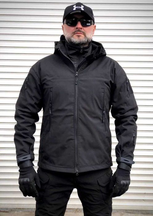 Теплий костюм Soft Shell чоловічий флісовий зимовий РОЗМІРИ S-3ХЛ