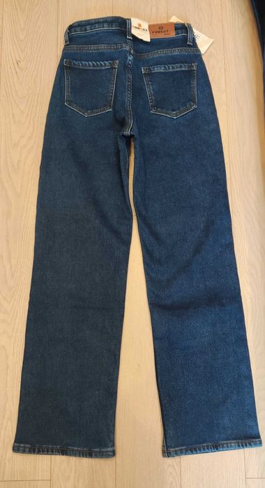 Широкие джинсы на флисе, 152-158