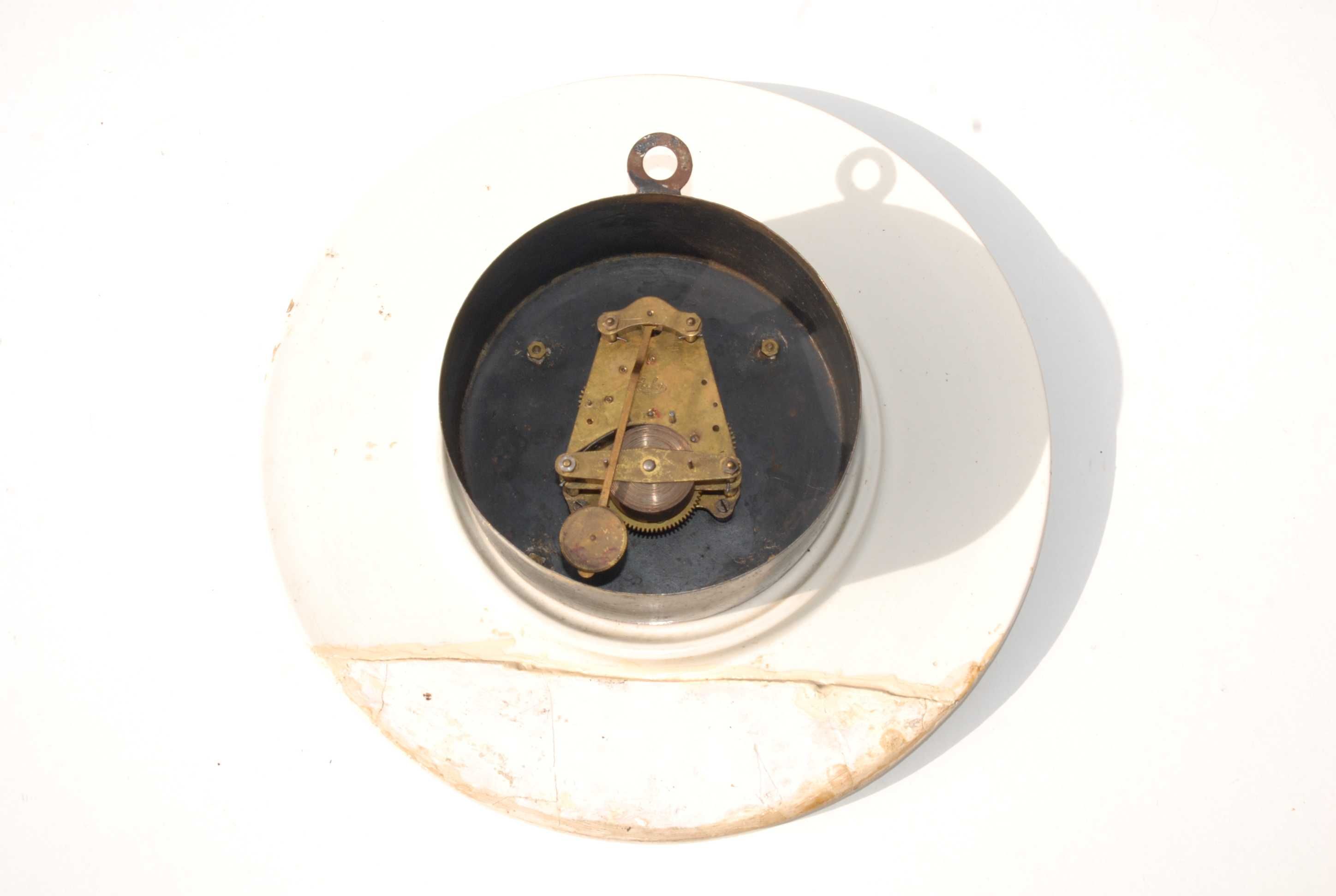 Stary porcelanowy zegar  wiszący śliwki Eska antyk unikat zabytek