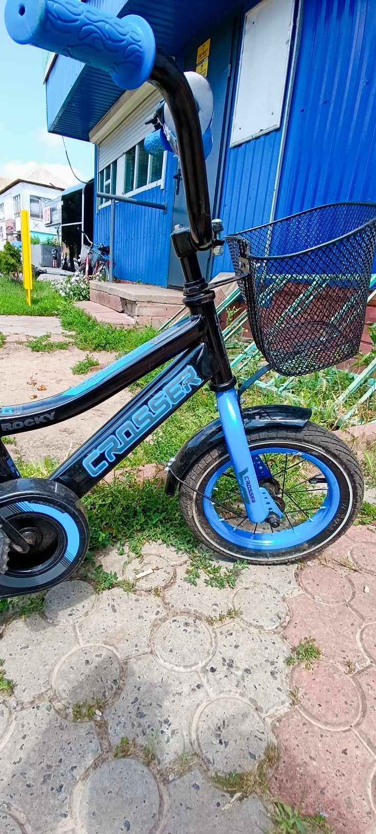 Дитячий двоколісний велосипед Rocky Crosser-13 12" з корзинкою