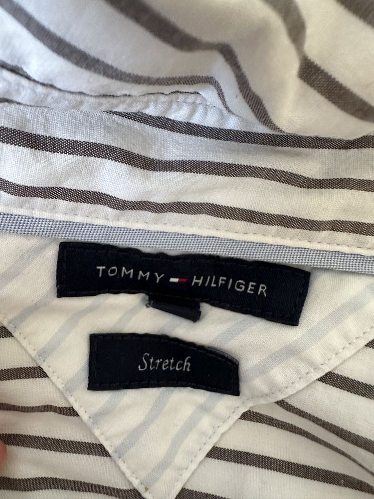 Koszula Tommy Hilfiger paski z długim rękawem XXS / 4