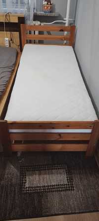 Łóżko Drewniane jednoosobowe