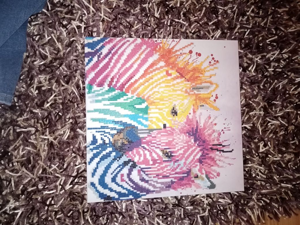 Qudro de diamond art