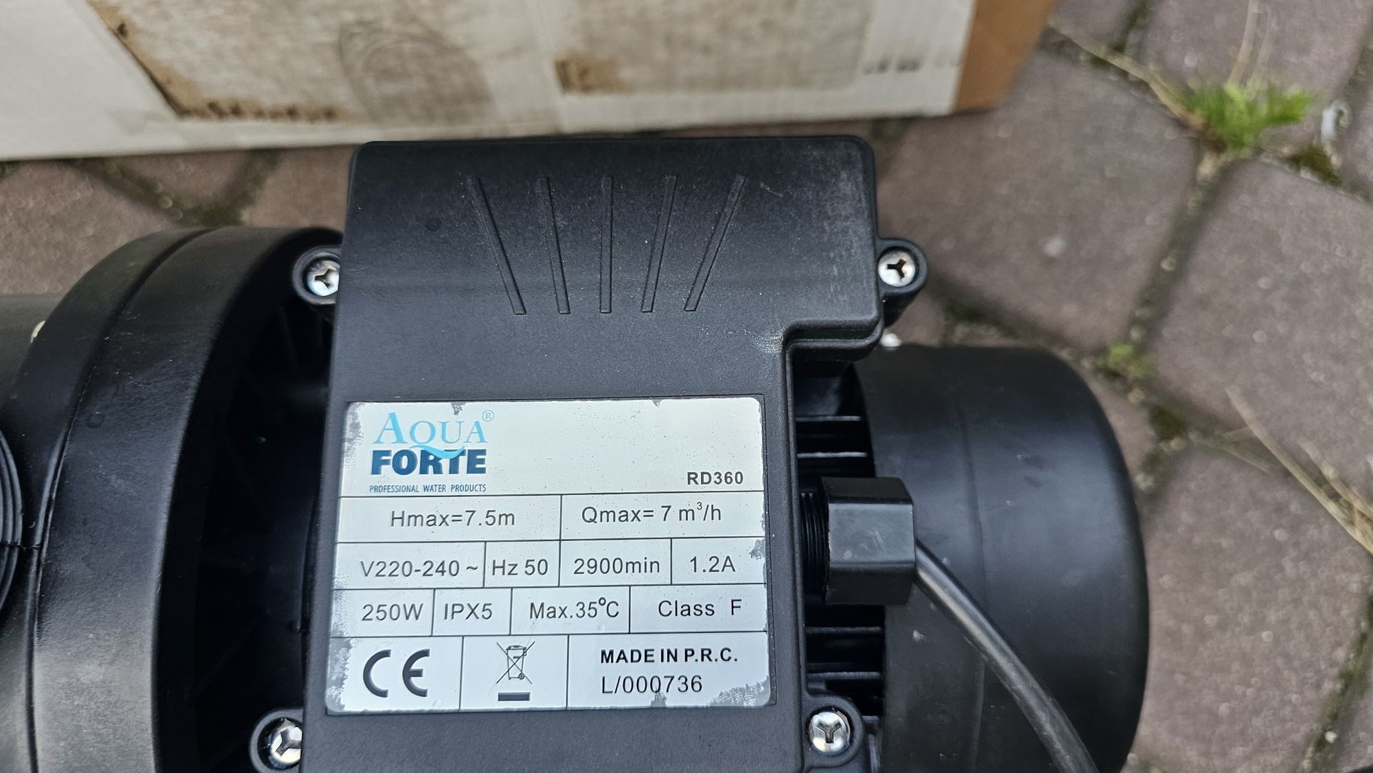 Pompa do basenu filtra piaskowego stan bdb 250w 7m/h
