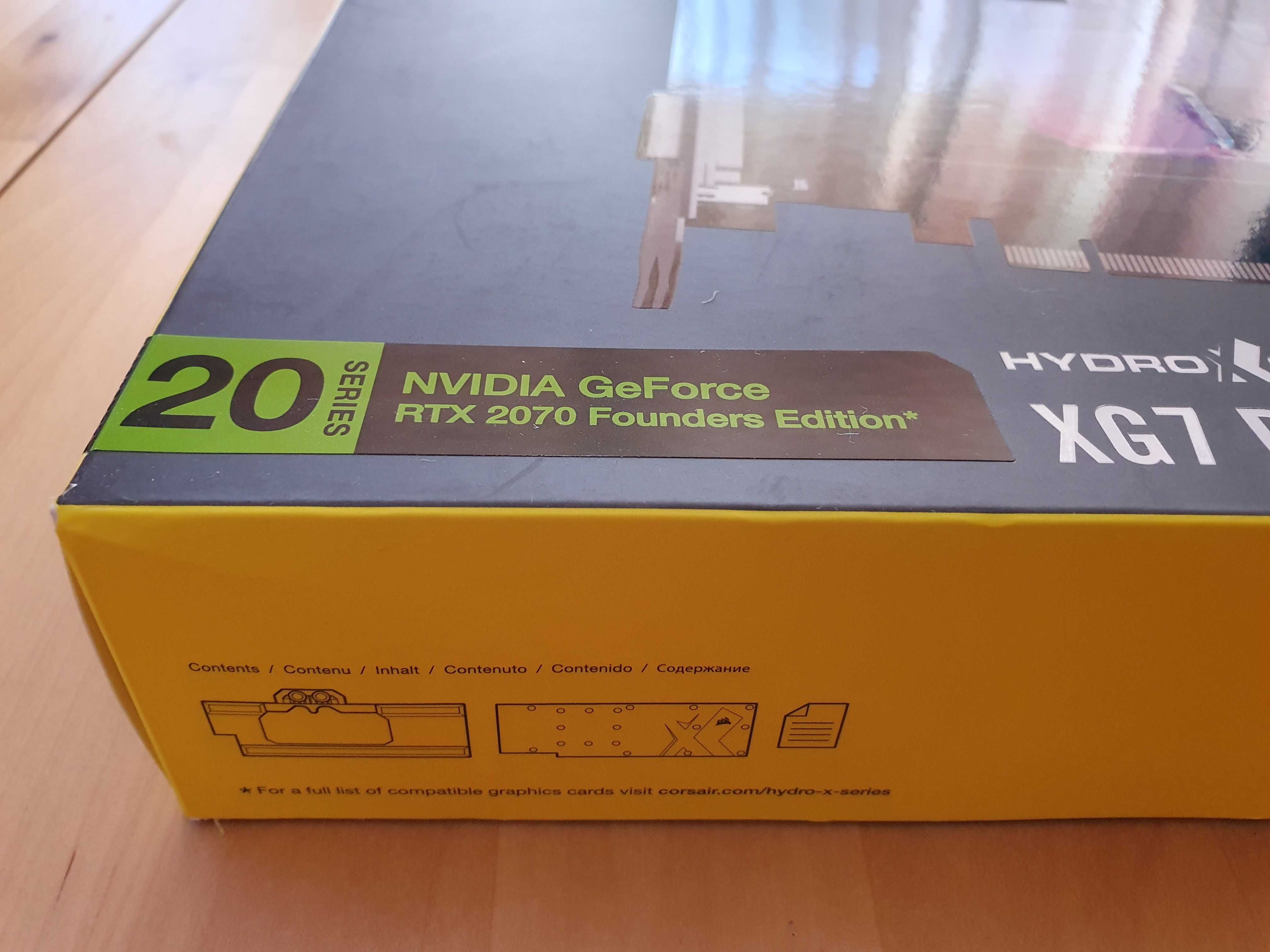 Bloco de água / Water Block CORSAIR Hydro X Series XG7 RTX 2070 - ARGB