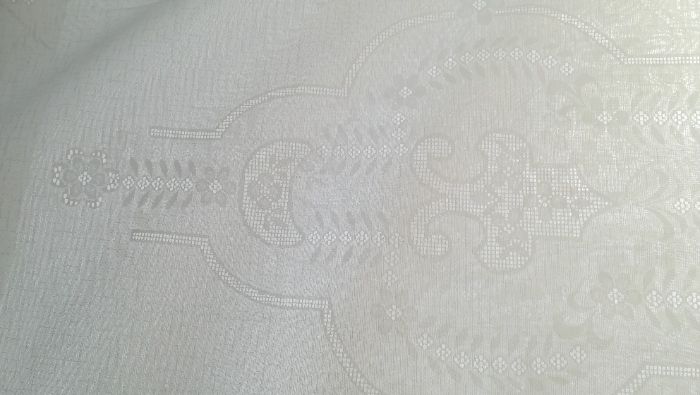 Tecido (nylon branco) para cortinados