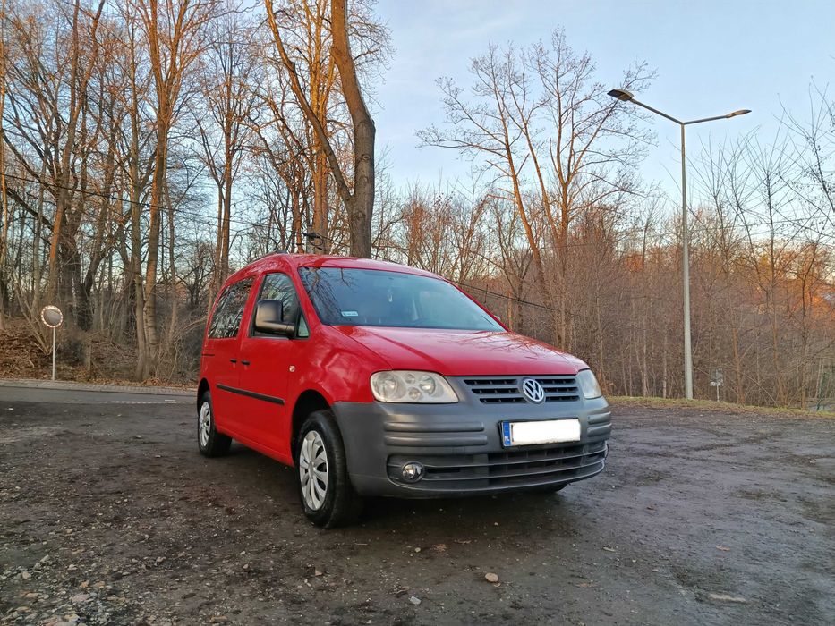 VW CADDY LIFE 2009r. 1,6 + LPG , I WŁAŚCICIEL , ANDROID , 7-Osobowy