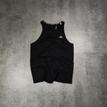 MĘSKA Koszulka bez Rękawów Adidas Czarna ClimaCool Logo Sportowa Run