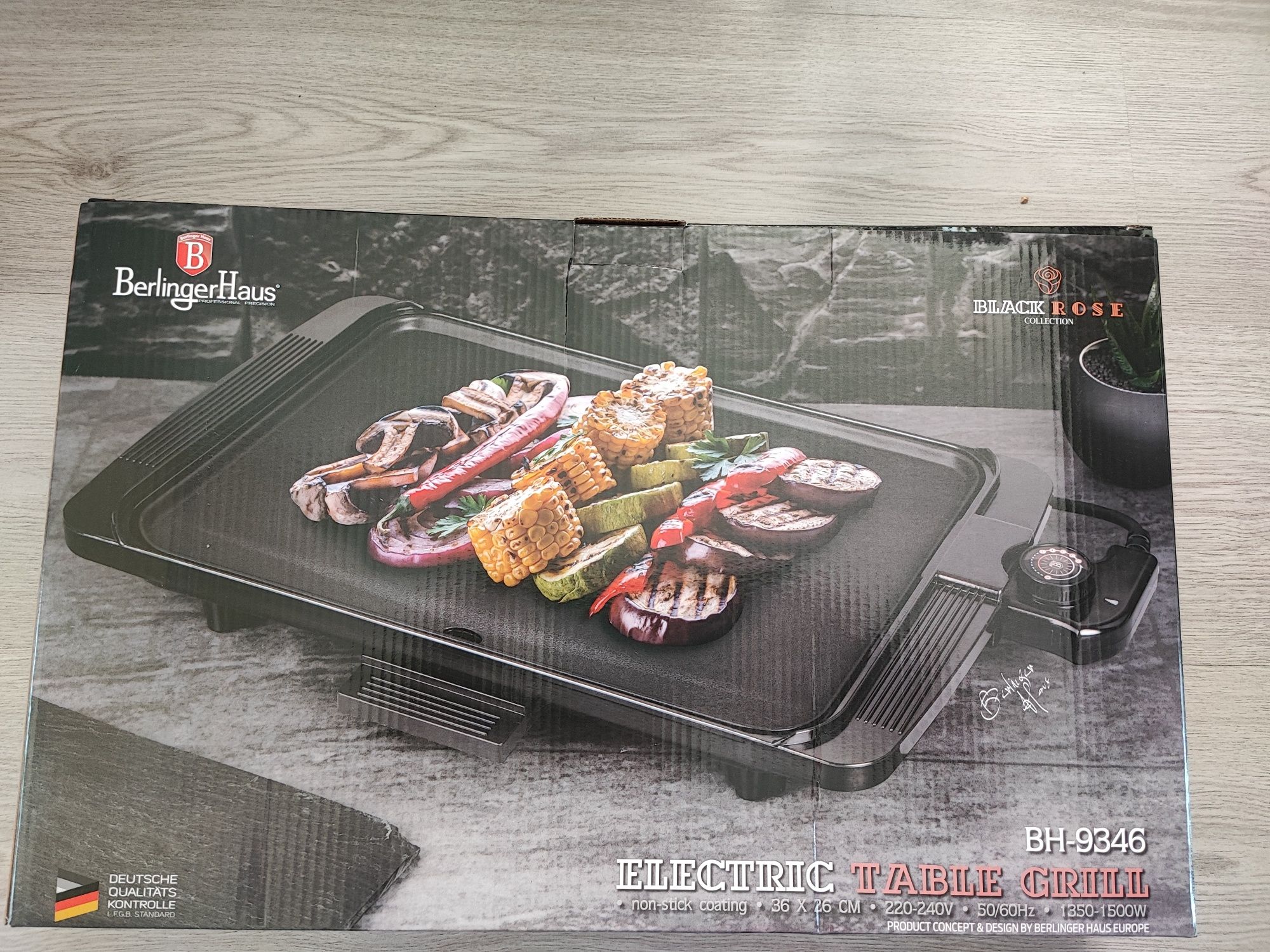 Grill elektryczny berlinger haus BH-9346 nowy