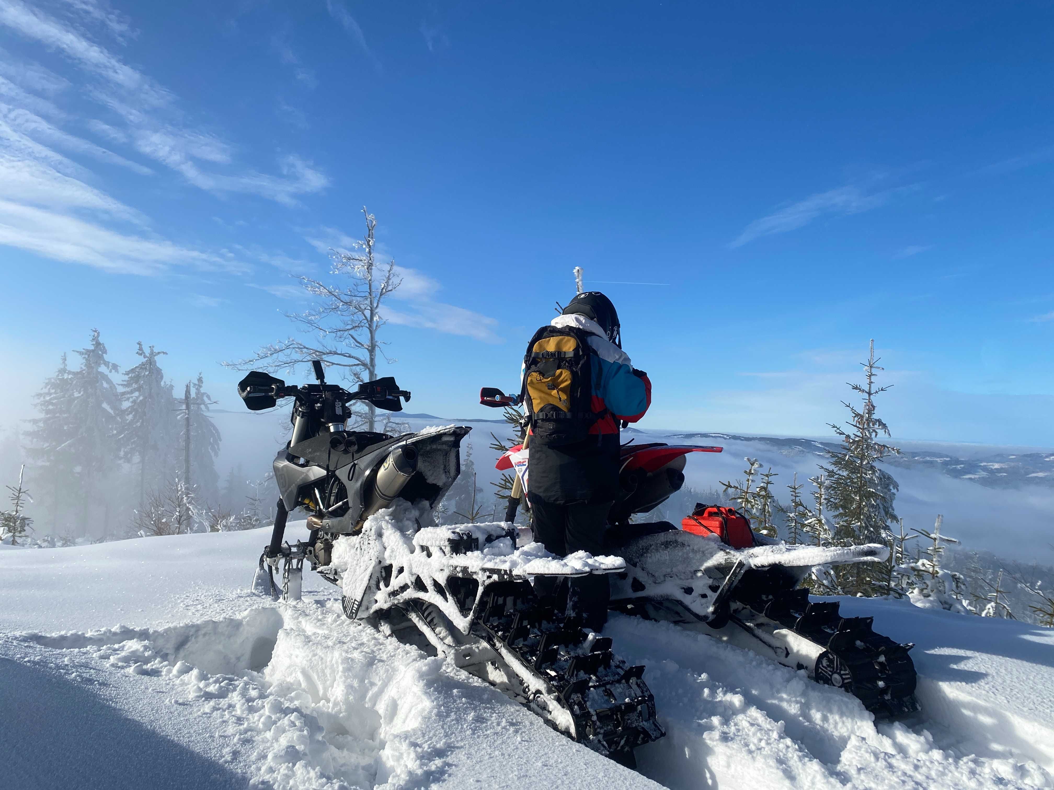 Zestaw Snow bike ZF Sprockets  skuter śnieżny Husqvarna sm 701 ktm 690