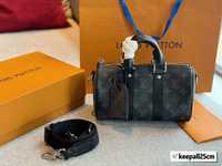 LOUIS VUITTON keepal 25cm мужская брендовая сумка бочонок