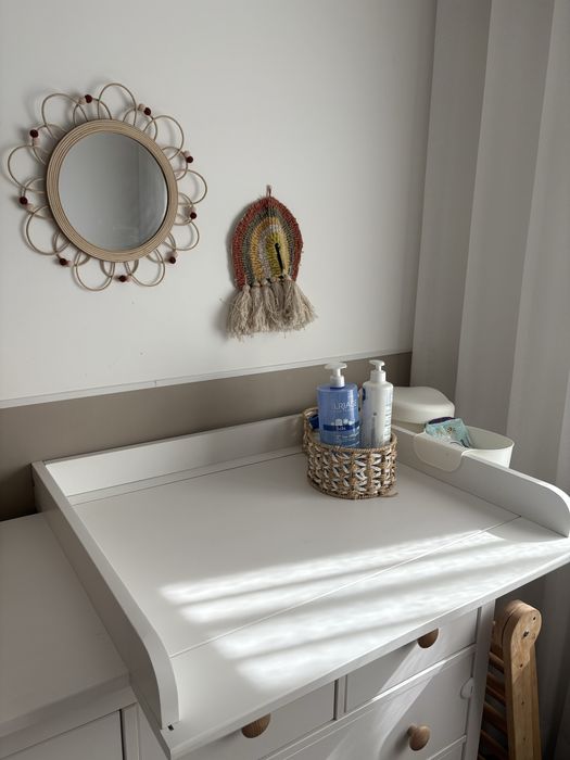 Mudafraldas adaptável a várias comodas + colchão