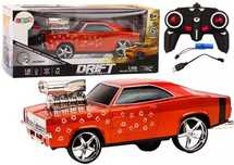 Auto R/C 1:18 Drift 360 Światło Dźwięk Czerwony