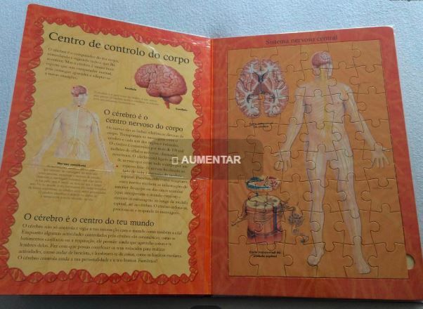 Corpo Humano Livro + Puzzle