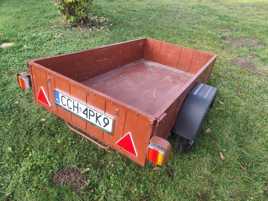 Przyczepka SAM - resory, LED