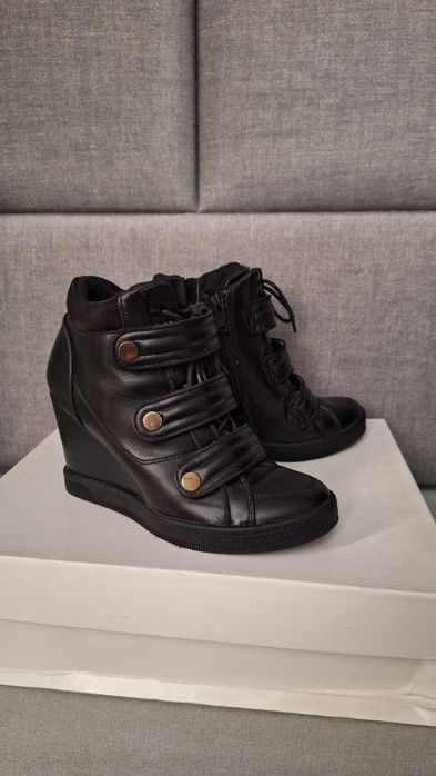 Buty botki na koturnie sneakersy Aldo 37