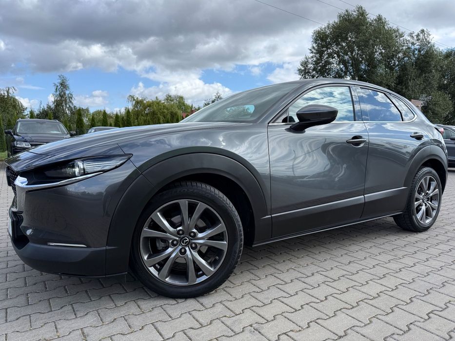 Mazda CX-30 JAK NOWA LUXURY 2.0B 180KM HUD kamera skóry BOSE pamięć chrom aso 20