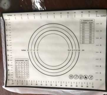 Силиконовый коврик для выпекания и раскатки теста 40 *30  м