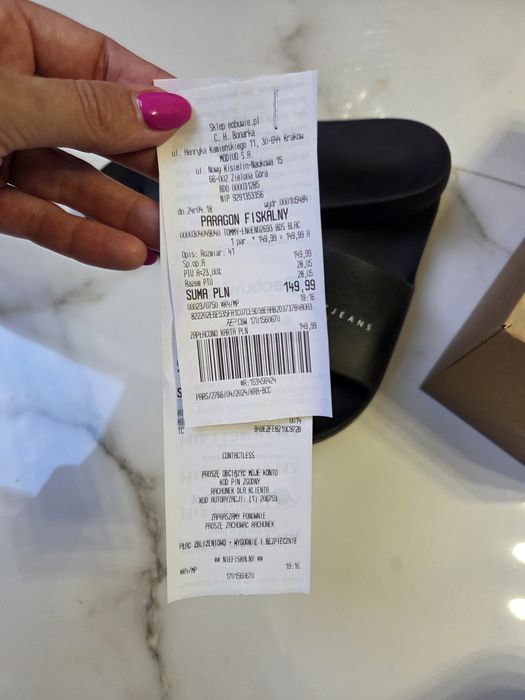 Klapki sandały Tommy Hilfiger