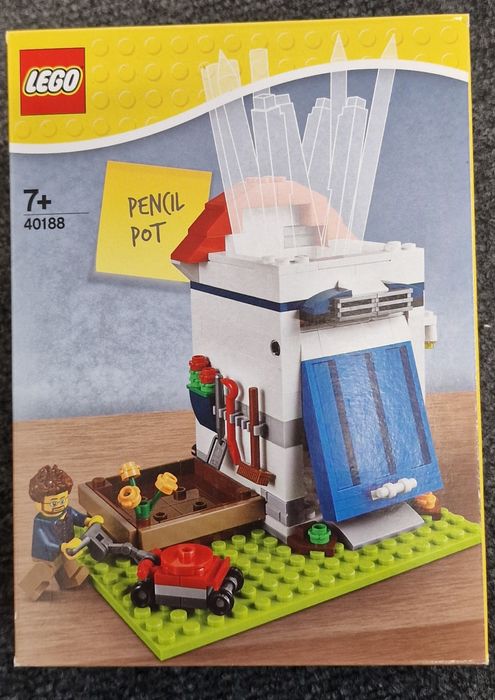 Lego Akcesoria 40188 Stojak na ołówki, piórnik na biurko