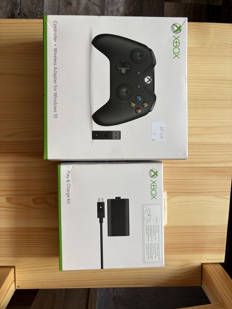 Xbox Controller + Adapter + Play & Charge Kit