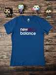 Niebieski T-shirt New Balance X