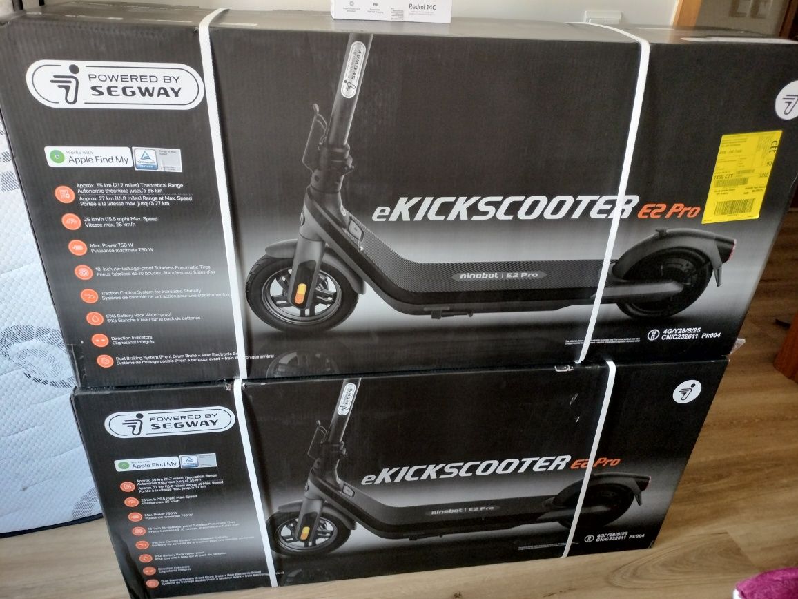Trotinetes segway ekickscooter e2 pro